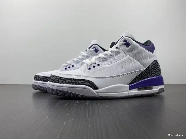 One Kick Air Iris' 3 'Dark Retro CT8532-105 Jordan 0517